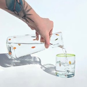 Flower Power Cassie Carafe by Lauren Hunt