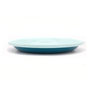 Dishy: Dishy Enamelware Serving Plate - Turquoise & Aqua
