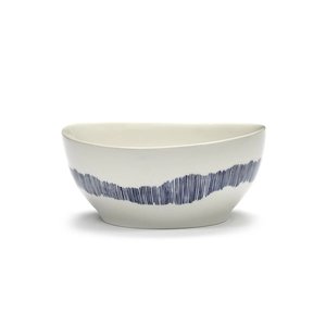 Ottolenghi - White with Blue Stripes Feast Bowl