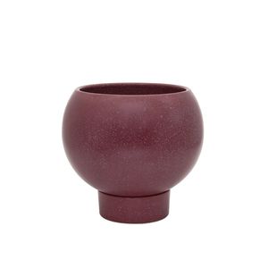 Pots Planters: Orbit Plant Pot, Large Ruby