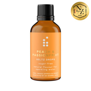 Six Barrel Soda - Peach & Passionfruit Seltz Drops
