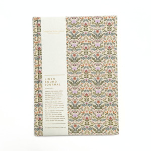 Bespoke Press - Blank Linen Bound Journal, Bramblefloss