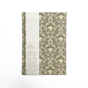 Gifts Under 100: Bespoke Press - Lined Linen Bound Journal, Bloomiere