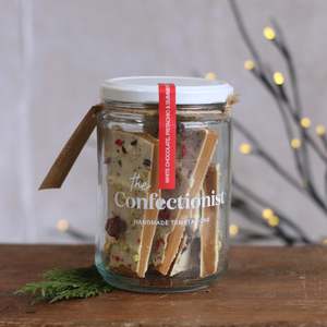 Chocolate: The Confectionist - Christmas Edition White Choc, Pistachio & Berry Toffee