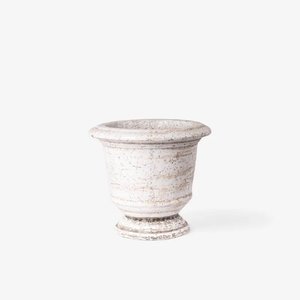 Rustic White Urn Planter