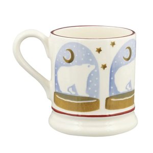 Emma Bridgewater - Polar Bear Snow Globe ½ Pint Mug