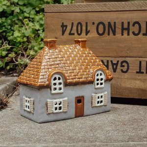 The Cotswold Tea Light Cottage - Blue