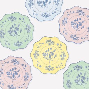 Meri Meri - Vintage Botanical Paper Side Plates