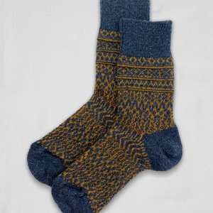 Nishiguchi Kutsushita - Oslo Navy Wool Socks