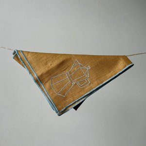 Gifts Under 100: Maegen - Linen Embroidered Napkins, Cafetière