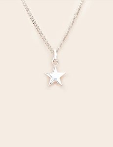 Jewellery: Whistle & Pop - Starkeeper Bright Star Necklace, Sterling Silver