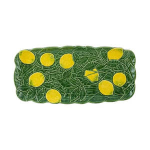 Homewares: Bordallo Pinheiro - Citron Tart Tray
