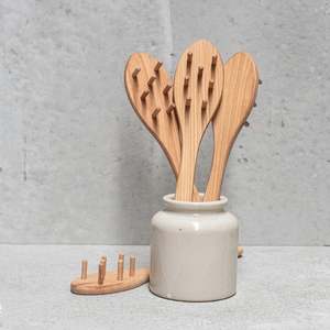 Homewares: Cherrywood Spaghetti Spoon