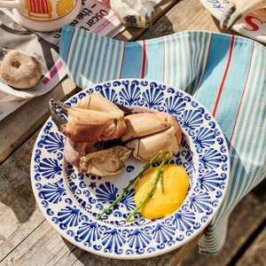 Homewares: Emma Bridgewater - Blue Shells 8½" Plate