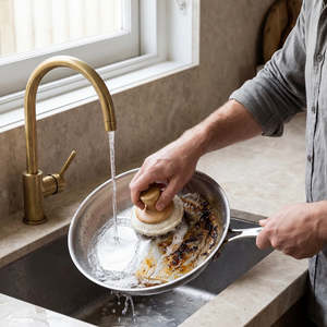 New: AROA - Loofah Dish Scrubbing Set