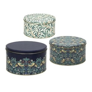 William Morris - Strawberry Thief Cake Tins