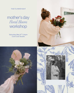 Mother's Day Floral Workshop - Sat 9th May 3-5pm