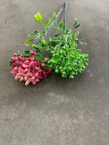 Short Green and Pink Berries theflowermerchant