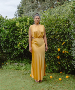 Products: Ta’ahine Satin gown FOB Collection