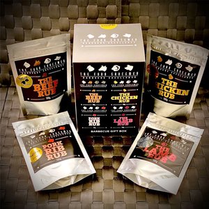 Products: The Four Saucemen BBQ Gift Box - The Four Saucemen