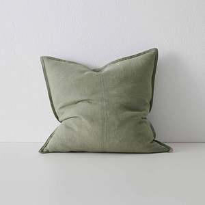 Euros: Euro Linen Cushion | Olive (60cm x 60cm)