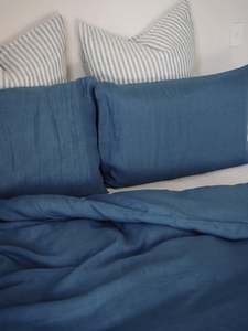 Euros: Linen Euro's | French Blue