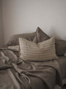 King Linen Duvet Cover in Caper
