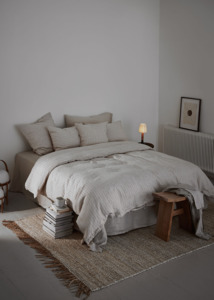 Duvet Covers: The Align Duvet Cover – Clay Stripe