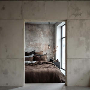 Duvet Covers: Linen Duvet Cover | Cacao