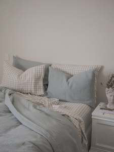 Made In Europe: Linen Duvet Cover | Duck Egg Made in New Zealand