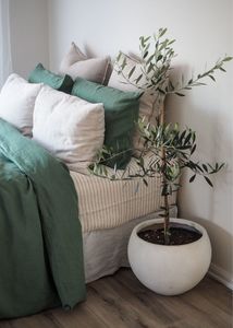 Linen Duvet Cover Set | Pine