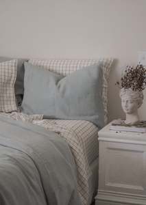 Made In Europe: Duck Egg Linen Duvet | Made in Europe