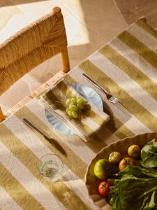Homewares: Riviera Napkin Set - Pear Stripes