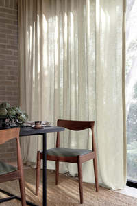 Miesian Sheer Linen Curtains