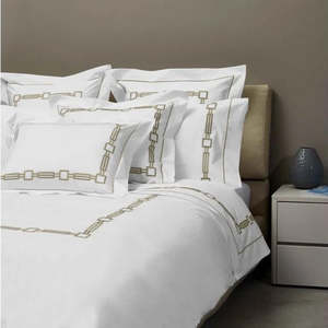 Premium Linen Collection: Luxury Ornato Pure Cotton Bedding - 600 TC | Made in Italy
