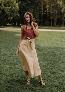 Iris Linen Skirt | Butter