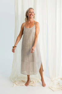 Luxe Linen Slip - Natural