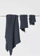 Linen Waffle Towel Set | Charcoal