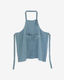 Men's Linen Apron - Grey Blue