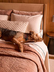 Velvet Quilt | Caramel