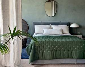 Linen Quilt | Forest | Made in Italy