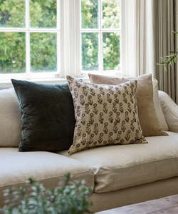 Velvet Cushions 1: Velvet Cushion Cover ~ Dark Green