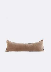 Velvet Cushions 1: Velvet Lumbar Cushion | Natural
