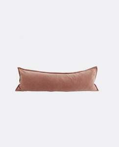 Velvet Cushions 1: Velvet Lumbar Cushion | Clay