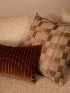 Cushions Patterns Stripes: August Wool & Silk Cushion