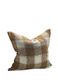 Linen Cushion | Tabacco Check