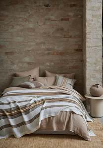 Rêve Linen Throw | Amber