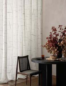 Handblock Wabi Sabi Linen Curtains