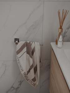 Hand Towels: Minimal Hand Towel | Latte