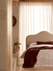 Bedroom Collection: Pure Cotton Bedcover - Nougat